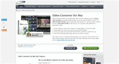 Desktop Screenshot of macvideoconverter.mac-dvd.com